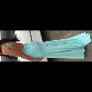 Allure Bridal Aqua Gown